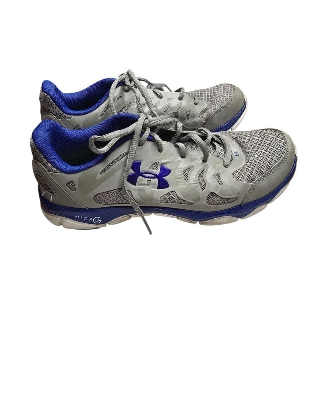 Under Armour Gray Blue Sneakers 8.5